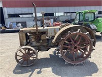 Case C Tractor on steel