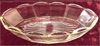 Oval Glass Bowl