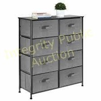8 Drawer Storage Cabinet ASNG023HH Black Grey