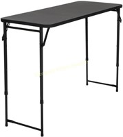 Cosco 20” x 48” Adjustable Height Table Black