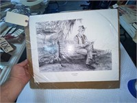 Print of Will Rogers "local News" by Sandi Dyer