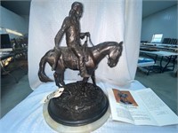 "His Last Farewell" Sculpture by Ted Long