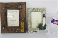 Golf & Light House Picture Frame