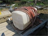 50 Gallon Water Tank w/ Pump & Hose