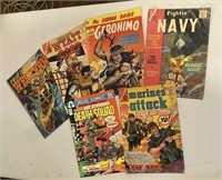 Mixed Comics, Fightin' Navy, Geronimo, Death Squad