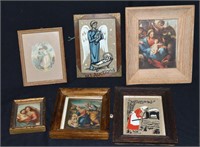 Lot of 6 Religious Pictures