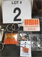 OSU Fans 2 key Chains,Osu charms