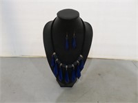 Necklace with Earrings & Stand