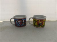 (8) Large Ceramic Chili Mugs