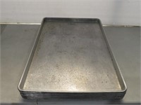 (6) 24 x 17.5" Aluminum Baking Trays