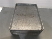 (12) 18 x 13" Aluminum Baking Trays