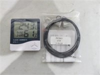 Thermometer HTC-1 w/ Clock & Hardware