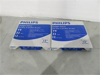(2) Philips Daylight Delux 12" Circleline 320 Bulb