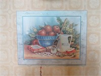 (3) Assorted Fruit poster Boards, Approx. 20"x16"