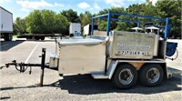 Commercial Twin Pressure Washer Unit on Trailer