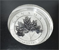 Canada 2012 10 Dollars .999 Silver  Maple Leaf