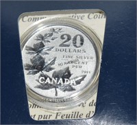 Canada 2011 20 Dollars .999 Silver Maple Leaf