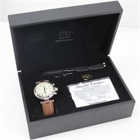 Steinhausen Wrist Watch w/Black & Brown Leather