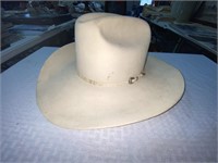 White Cowboy Hat made by Bailey
