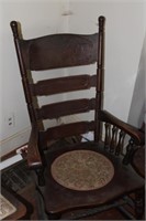 Antique Wood Rocking Chair