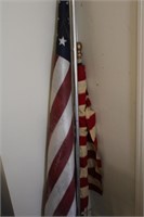 Lot of American Flags & Poles