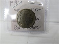 1914-D 'Key Date' Buffalo Nickel 'Bold Date'