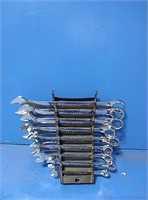 Set of 9 wrenches 
Sizes: 3/4, 11/16,