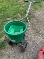 Fertilizer Spreader - (cart & hand crank version)