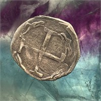 Antique Shipwreck Silver Coin