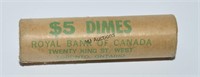 Canada 1968 Royal Bank Roll Silver Dimes  #2