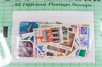 100 CANADA VINTAGE STAMPS Different used #2