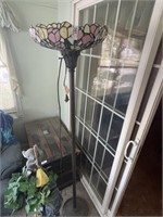 1 Leaded Glass Floor Lamp