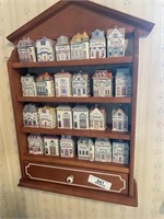 Spice rack and village containers