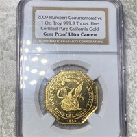 2009 Humbert Commem. 1Oz Gold NGC - GEM PR ULT CAM