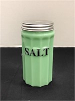 Jadite Salt Canister