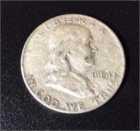1954D Silver Half Dollar