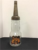 Decorative Phillips 66 Oil Can with Topper