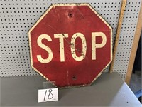 TIN STOP SIGN