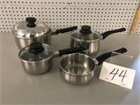 STAINLESS POTS - ASSORTED