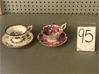 COALPORT CUPS AND SAUCERS