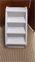 Pet stairs, gray plastic new in open box.