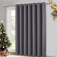 Blackout window curtain 100 X 84 inches - grey