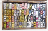 Matchbox Sized Stock Car Collection in Showcase