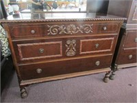 Antique Dresser All Wood Super Nice