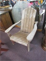 Antique Wood Sitting Chair