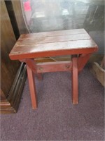 Small Antique Wood Stool