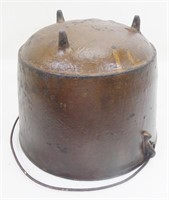 Antique Gate Mark Cast Iron Campfire Cauldron Pot