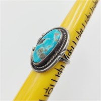 Size 8 1/2 Turquoise Ring