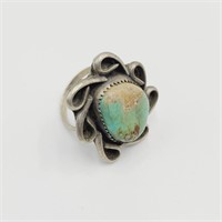 Size 8 1/4 Turquoise Ring