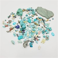 Large Lot of Turquoise, Stones, & Beads